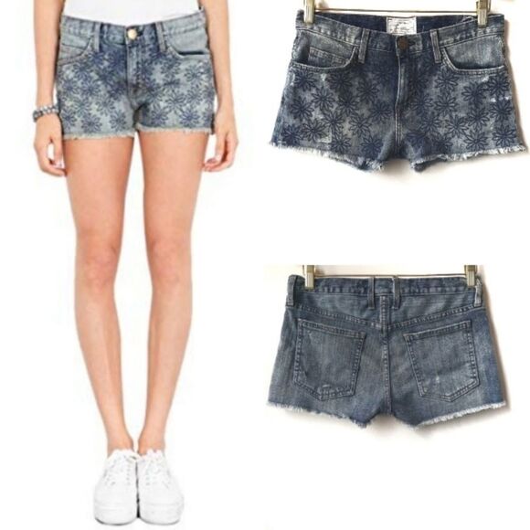 Current/Elliot Summer Love Distressed Shorts - Picture 1 of 8